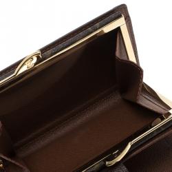 Louis Vuitton Monogram Canvas Port Feuille Vienoise French Purse Wallet
