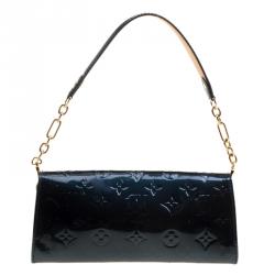 Pre Owned حقيبة كلتش لوي فيتون بوليفارد سانست فيرنيه مونوغرامي أزرق بلون نويه