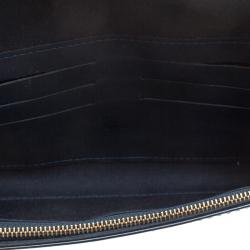 Pre Owned حقيبة كلتش لوي فيتون بوليفارد سانست فيرنيه مونوغرامي أزرق بلون نويه