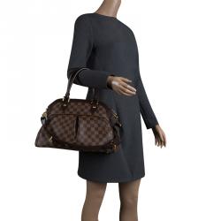 Pre Owned حقيبة لوي فيتون تريفي كانفاس دامييه أيبين PM