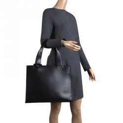 Louis Vuitton Black EPI Leather Gemeaux Tote Bag 913lv9W, Women's, Size: One Size