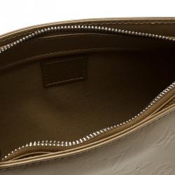 Pre Owned Louis Vuitton Gold Monogram Mat Fowler Bag