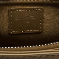 Pre Owned Louis Vuitton Gold Monogram Mat Fowler Bag