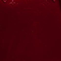 Pre Owned Louis Vuitton Red Monogram Vernis Alma GM Bag