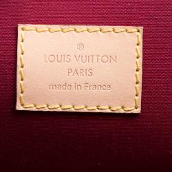 Pre Owned Louis Vuitton Red Monogram Vernis Alma GM Bag