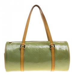 Louis Vuitton Mint Green Vernis Bedford 30 Cylinder Bag