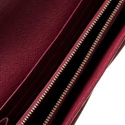 مملوكة مسبقًا Louis Vuitton White Multicolor Canvas Sarah Wallet