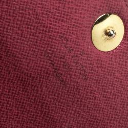 مملوكة مسبقًا Louis Vuitton White Multicolor Canvas Sarah Wallet