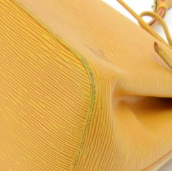 Pre Owned Louis Vuitton Tassil Yellow Epi Leather Petit Noe Bag