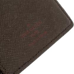 مملوكة مسبقًا Louis Vuitton Damier Ebene Canvas Brazza Wallet