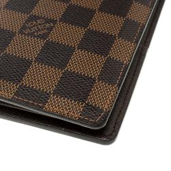 مملوكة مسبقًا Louis Vuitton Damier Ebene Canvas Brazza Wallet