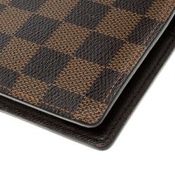 مملوكة مسبقًا Louis Vuitton Damier Ebene Canvas Brazza Wallet