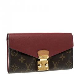 Louis Vuitton Red Monogram Canvas Pallas Wallet