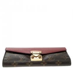 Louis Vuitton Red Monogram Canvas Pallas Wallet