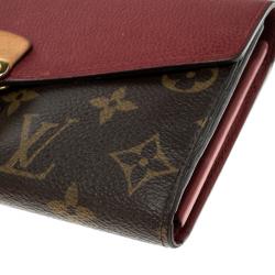 Louis Vuitton Red Monogram Canvas Pallas Wallet