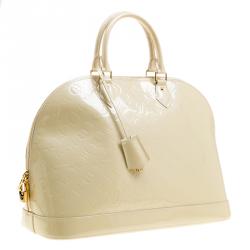 Pre Owned حقيبة لوي فيتون ألما فيرنيه مونوغرامي خضراء GM