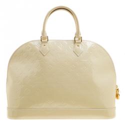 Pre Owned حقيبة لوي فيتون ألما فيرنيه مونوغرامي خضراء GM