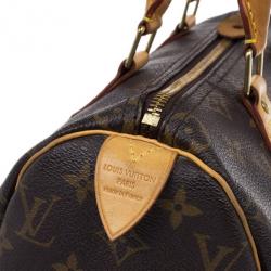 Pre Owned Louis Vuitton Monogram Canvas Speedy 25