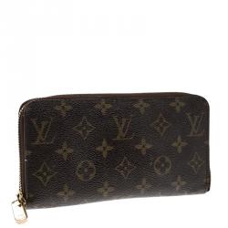 Louis Vuitton Monogram Canvas Zippy wallet