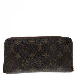 Louis Vuitton Monogram Canvas Zippy wallet