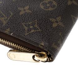 Louis Vuitton Monogram Canvas Zippy wallet
