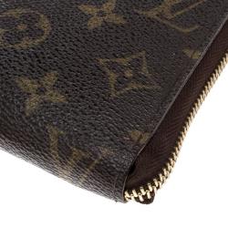 Louis Vuitton Monogram Canvas Zippy wallet