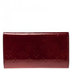 Louis Vuitton Cerise Monogram Vernis International Wallet