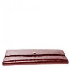 Louis Vuitton Cerise Monogram Vernis International Wallet