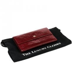 Louis Vuitton Cerise Monogram Vernis International Wallet