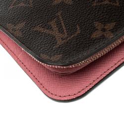 مملوكة مسبقًا Louis Vuitton Pink Monogram Canvas Insolite Wallet
