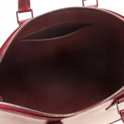Pre Owned Louis Vuitton Rubis Epi Leather Alma PM Bag