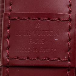 Pre Owned Louis Vuitton Rubis Epi Leather Alma PM Bag