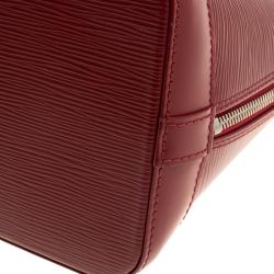 Pre Owned Louis Vuitton Rubis Epi Leather Alma PM Bag