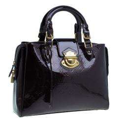 Pre Owned حقيبة يد لوي فيتون ملروز أفينو أمارانتي فرنيس لامع  مونوجرامي