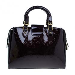 Pre Owned حقيبة يد لوي فيتون ملروز أفينو أمارانتي فرنيس لامع  مونوجرامي