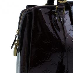 Pre Owned حقيبة يد لوي فيتون ملروز أفينو أمارانتي فرنيس لامع  مونوجرامي