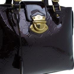 Pre Owned حقيبة يد لوي فيتون ملروز أفينو أمارانتي فرنيس لامع  مونوجرامي