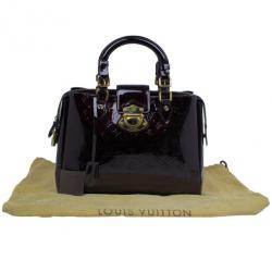 Pre Owned حقيبة يد لوي فيتون ملروز أفينو أمارانتي فرنيس لامع  مونوجرامي