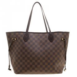 Louis Vuitton Damier Ebene Canvas Neverfull MM Bag