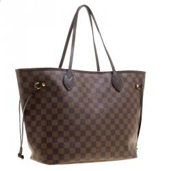 Louis Vuitton Damier Ebene Canvas Neverfull MM Bag