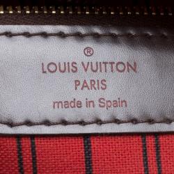 Louis Vuitton Damier Ebene Canvas Neverfull MM Bag