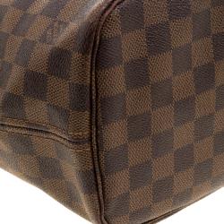 Louis Vuitton Damier Ebene Canvas Neverfull MM Bag