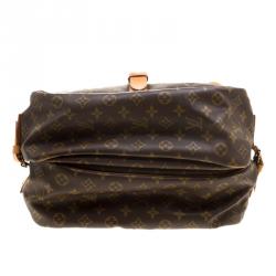 Pre Owned Louis Vuitton Monogram Canvas Saumur Messenger 35 Bag