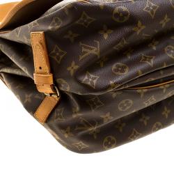 Pre Owned Louis Vuitton Monogram Canvas Saumur Messenger 35 Bag