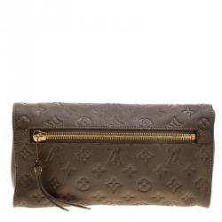 Pre Owned Louis Vuitton Ombre Monogram Empreinte Leather Petillante Clutch