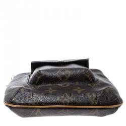 Pre Owned Louis Vuitton Monogram Canvas Partition Wristlet
