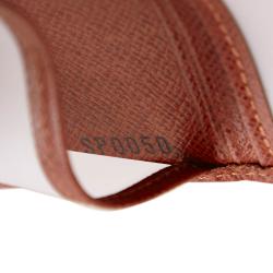 Pre Owned Louis Vuitton Alezan Taiga Leather Card Case