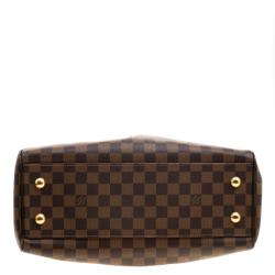 Pre Owned Louis Vuitton Damier Ebene Canvas Trevi PM Bag