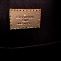 Pre Owned Louis Vuitton Amarante Monogram Vernis Alma GM Bag