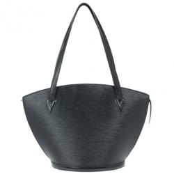 Pre Owned Louis Vuitton Black Epi Saint Jacques PM Bag